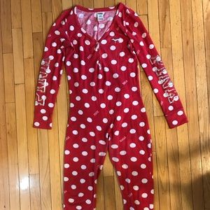 PINK Polka Dot Onesie